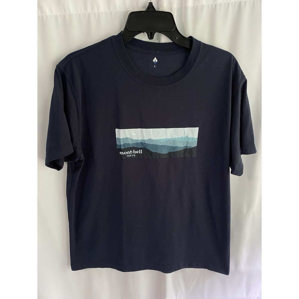 Montbell Japan Tokyo Exclusive T-Shirt Navy Asia Size Large